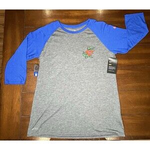 Nike Dri-Fit Florida Gators Baseball Style 3/4 Sleeve T Shirt Women's Large NWT